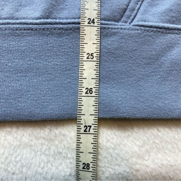 The North Face Light Blue Graphic Hooded Sweatshirt Size Medium - Picture 12 of 13